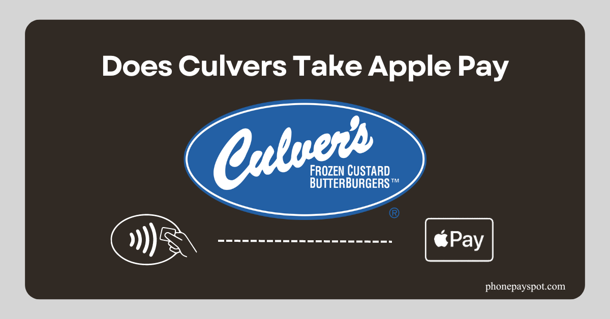 Culvers Apple Pay